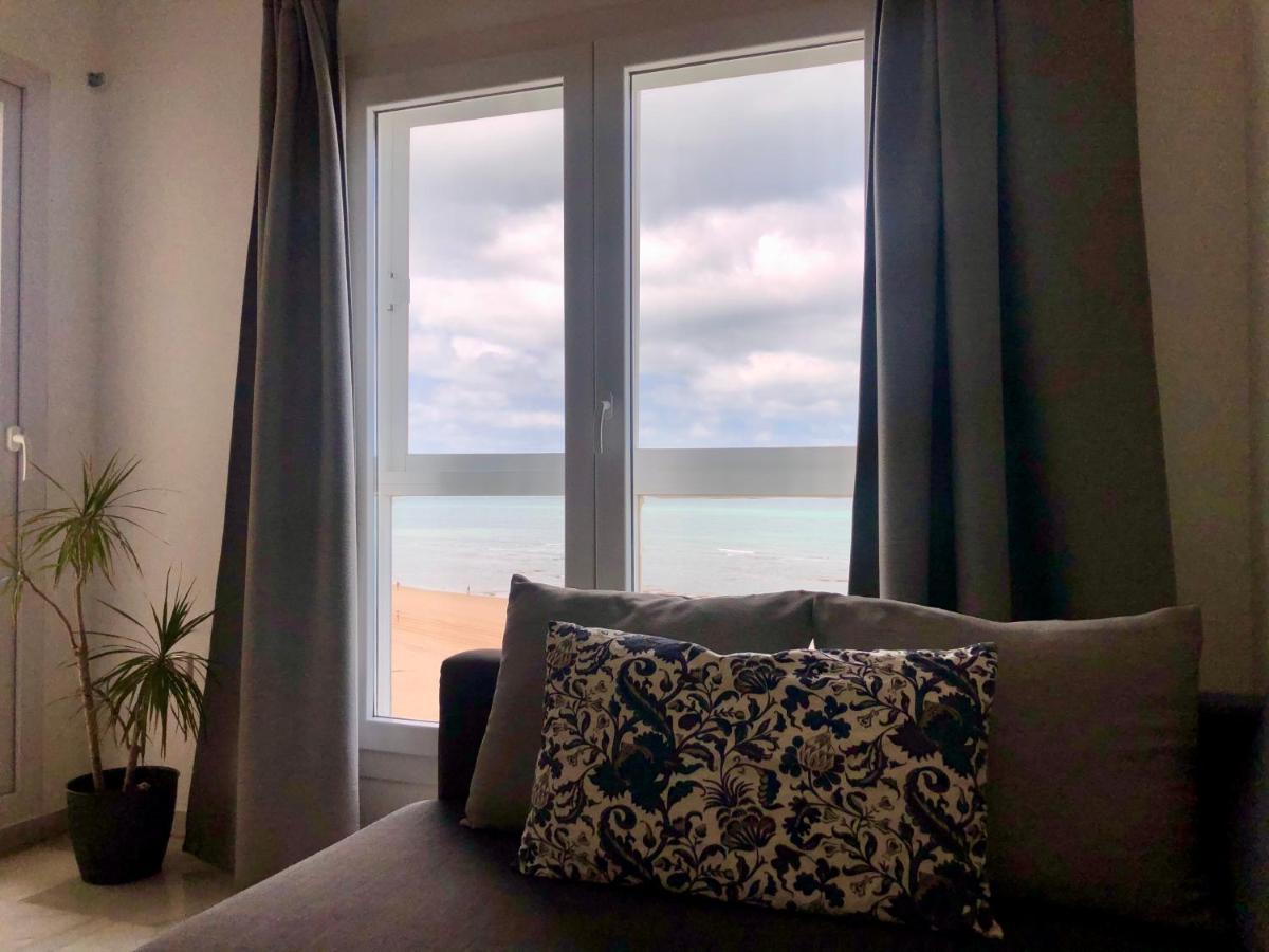 Apartamento Gatu Premium Vista Infinita 1ªlinea Mar Wifi, Aire Acc Cádiz Exterior foto