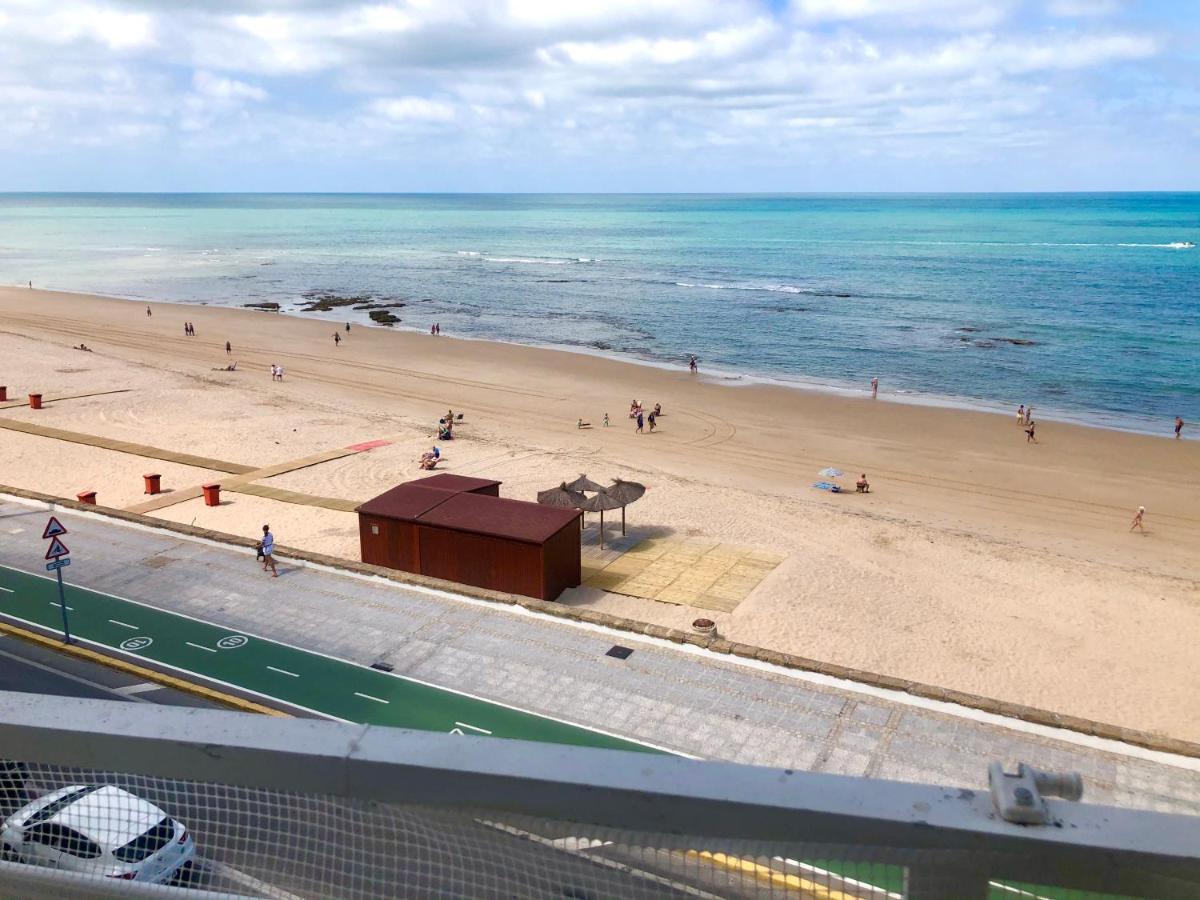 Apartamento Gatu Premium Vista Infinita 1ªlinea Mar Wifi, Aire Acc Cádiz Exterior foto
