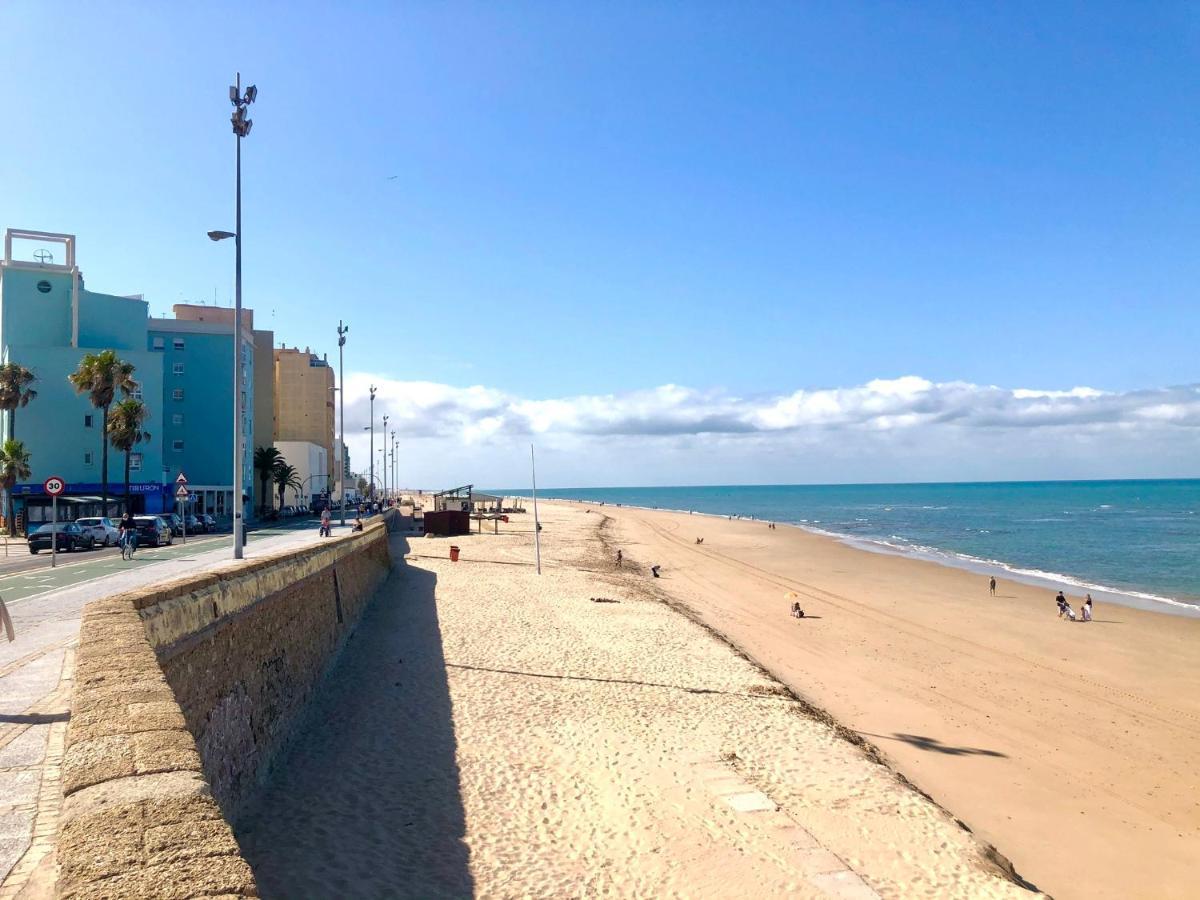 Apartamento Gatu Premium Vista Infinita 1ªlinea Mar Wifi, Aire Acc Cádiz Exterior foto
